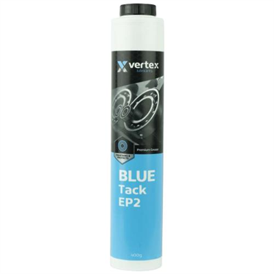 Vertex Blue Tack EP2 Grease Cartridge 400gm NLGI 2