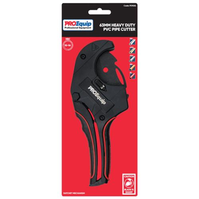 ProEquip PVC Pipe Ratcheting Cutter 63mm