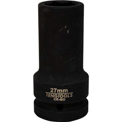 Teng 1in Dr. Thin Wall Deep Impact Socket 27mm Din