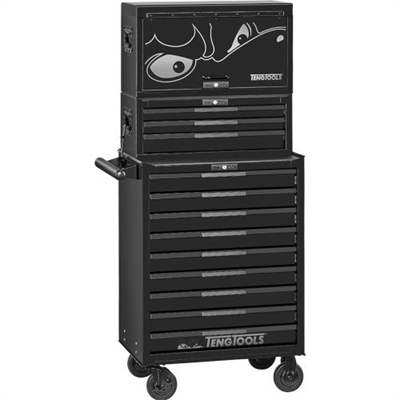 Teng Pro35™ 26in Stack Tool Storage 16 Drawers Black