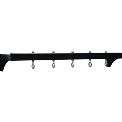 ITM Merchandising Rail 1000mm with 5 Eye Bolt