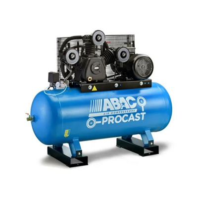 ABAC Air Compressor, Belt Drive Stationary 3Phase 7.5hp 270L