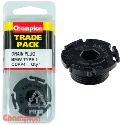 Champion Drain Plug (Sump) for BMW Type 1 - 1pk