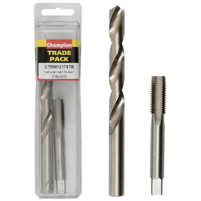 Champion Tap & Drill Bit Refills – M12 x 1.75mm -2pk