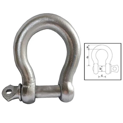 ITM Bow Shackle Commercial Galvanised 10mm Body